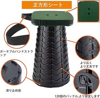 ★Aokyda 折りたたみ椅子 グリーン Amazon.co.jp: Aokyda 折りたたみ椅子に柔らかい正方形クッションと